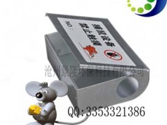 弧形粘鼠板护罩盒 镀锌板材质毒饵站图3